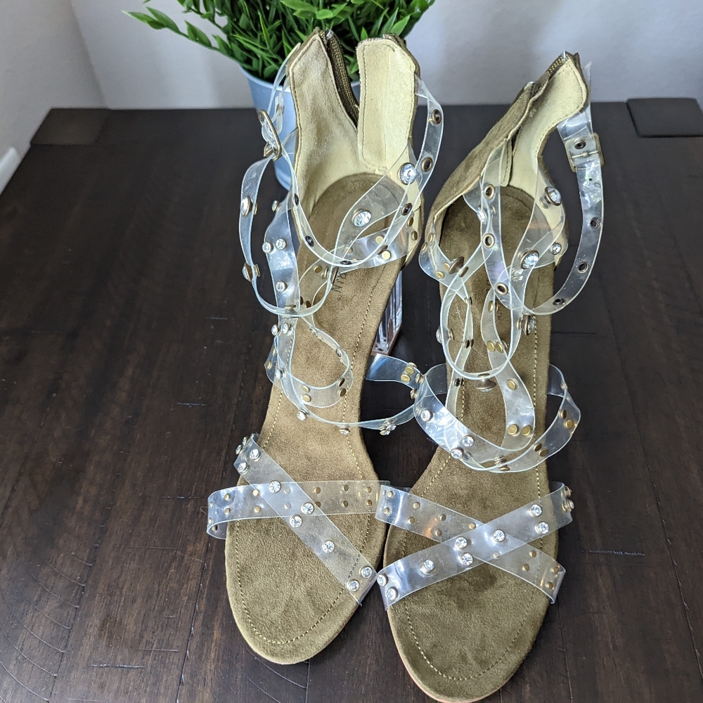 Studded Olive Women's Sandal